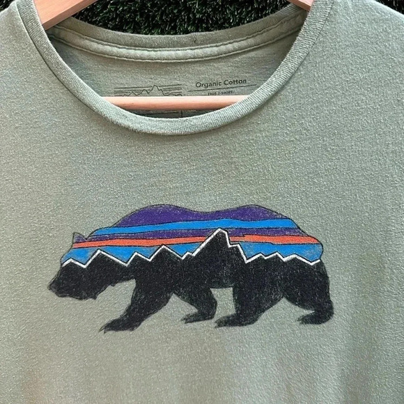 Patagonia Bear Logo T-shirt Small - Picture 4 of 5